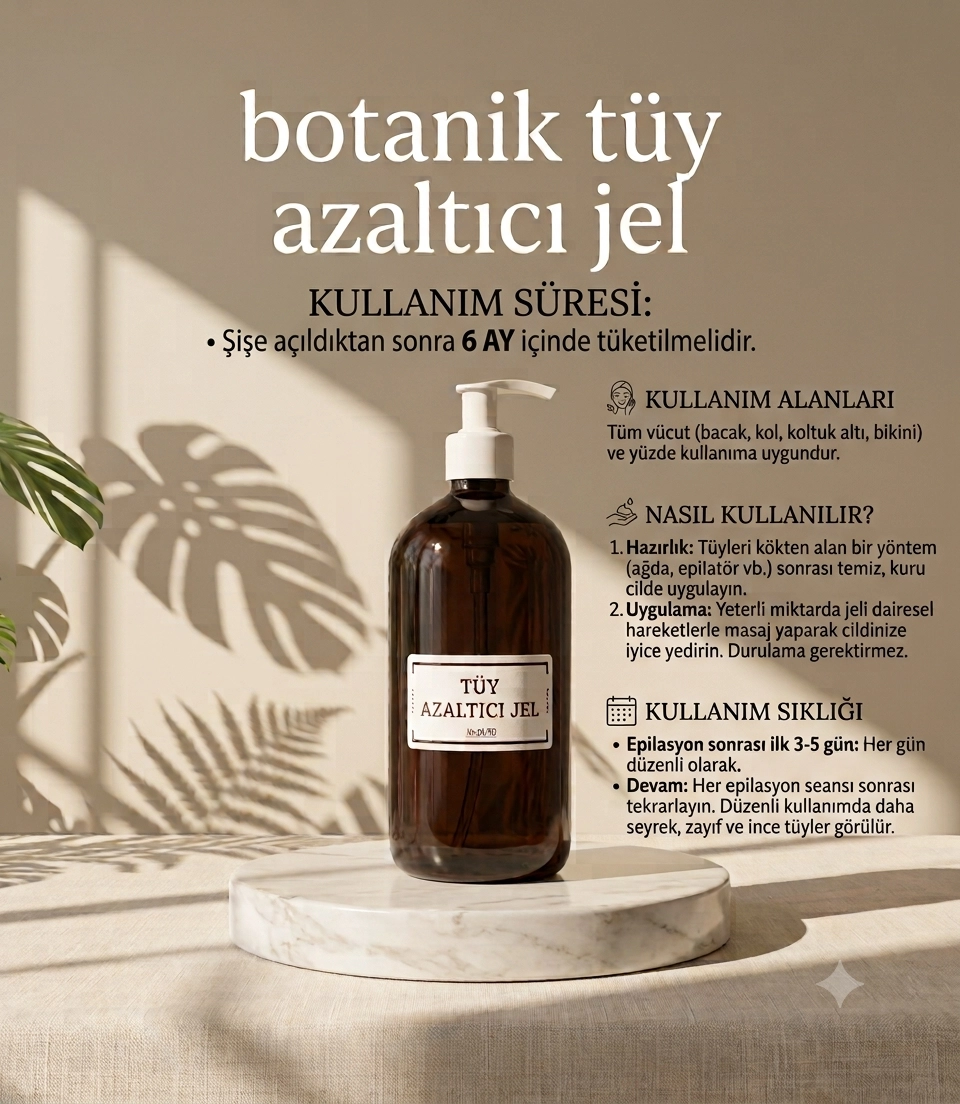  Tüy Azaltıcı/İnceltici Jel