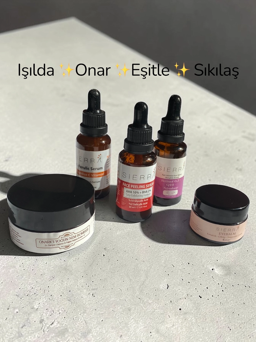 Leke& Kırışıklık& Siyah nokta& Gözenek