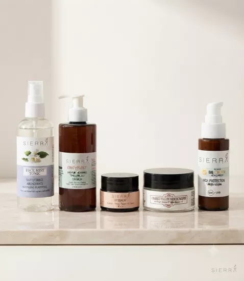 Sierra | Doğal & Aktif Bileşenli Cilt Bakımı –Gözenek, Anti-Aging Çözümleri