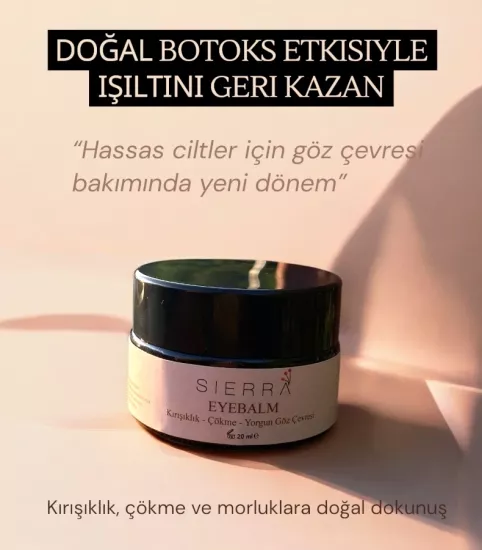 Sierra Göz çevresi onarıcı yoğun bakım balm